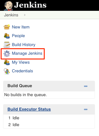 Access to Manage Jenkins