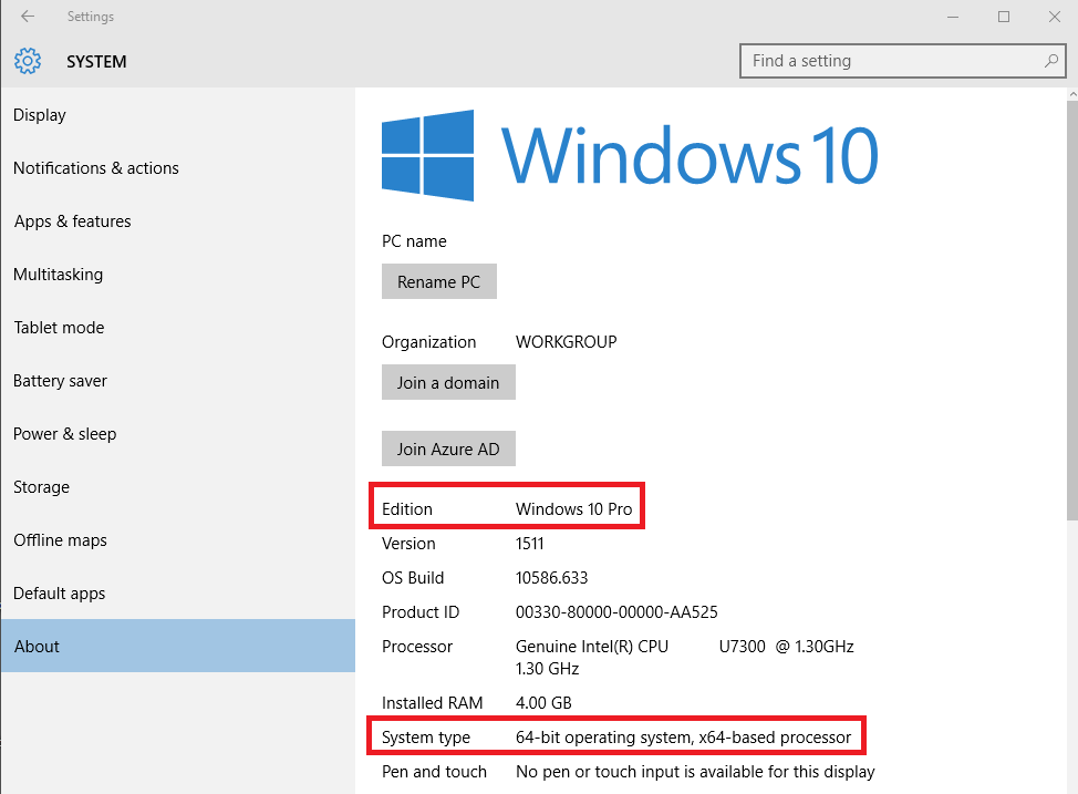 windows 10 pro version 1511, 10586 fail to install