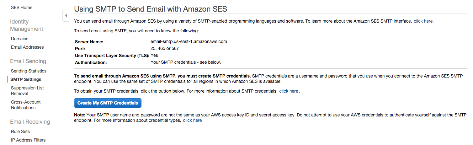 How to Set Up AWS Simple Email Service