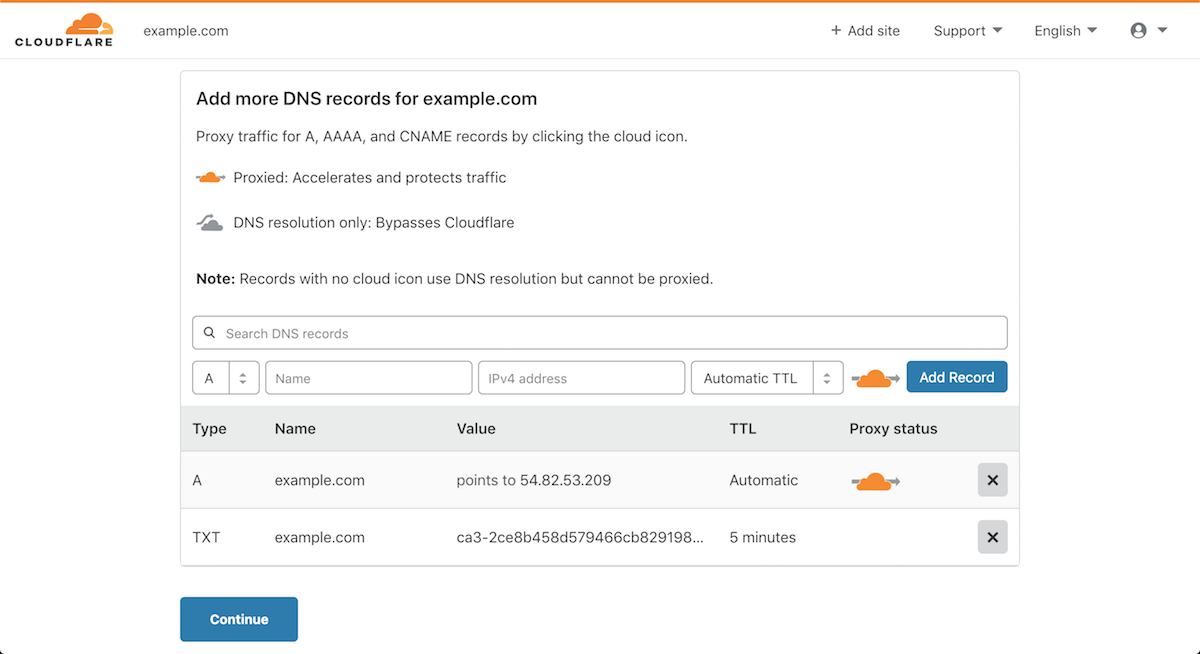 Cloudflare dns. Cloudflare как поставить свой сайт.