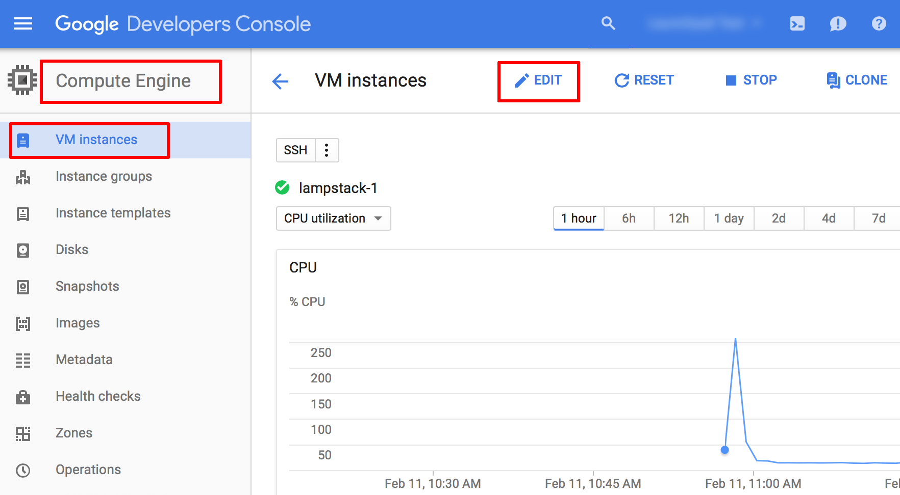 Connect to the server using SSH