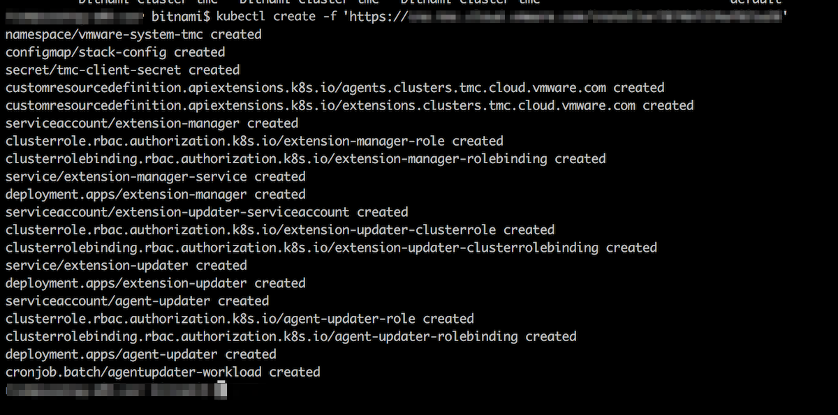 Installing the cluster agent service