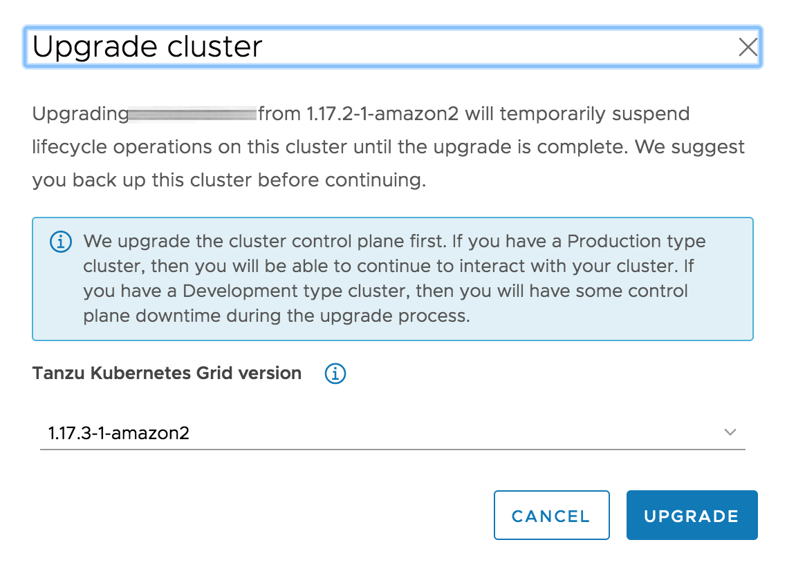 Upgrade your cluster